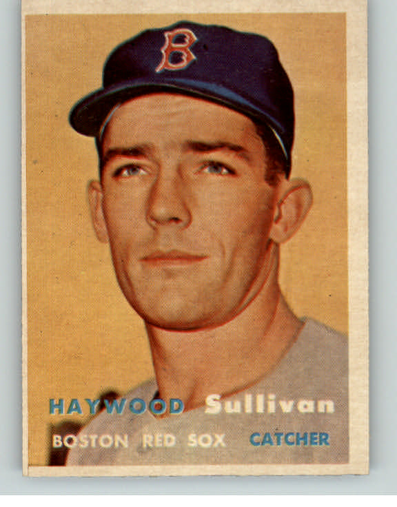 1957 Topps Baseball #336 Haywood Sullivan Red Sox EX-MT 401580
