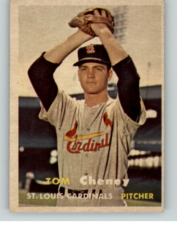 1957 Topps Baseball #359 Tom Cheney Cardinals EX-MT 401590