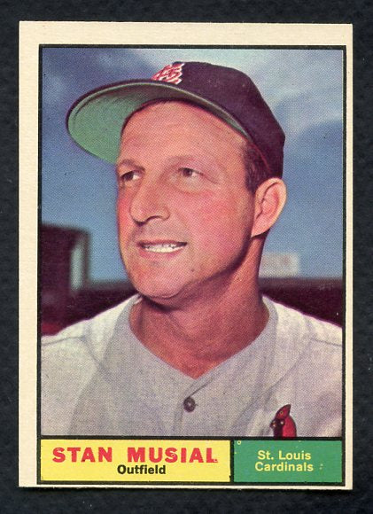 1961 Topps Baseball #290 Stan Musial Cardinals EX-MT