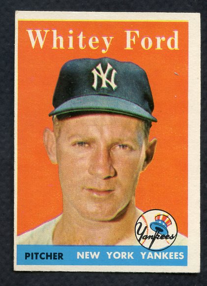 1958 Topps Baseball #320 Whitey Ford Yankees EX+/EX-MT