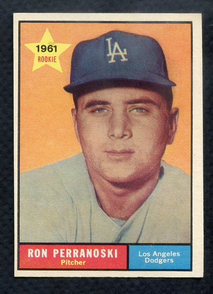 1961 Topps Baseball #525 Ron Perranoski Dodgers EX-MT