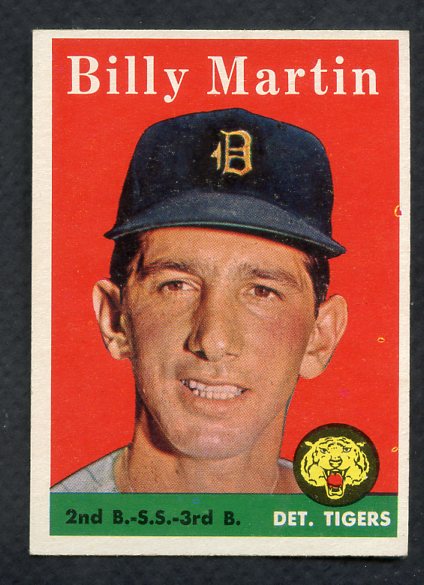 1958 Topps Baseball #271 Billy Martin Tigers EX-MT/NR-MT