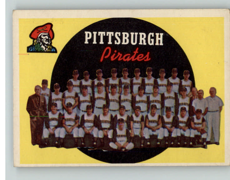 1959 Topps Baseball #528 Pittsburgh Pirates Team VG-EX