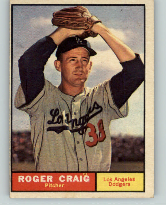 1961 Topps Baseball #543 Roger Craig Dodgers EX-MT