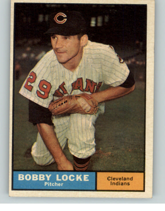 1961 Topps Baseball #537 Bobby Locke Indians EX-MT