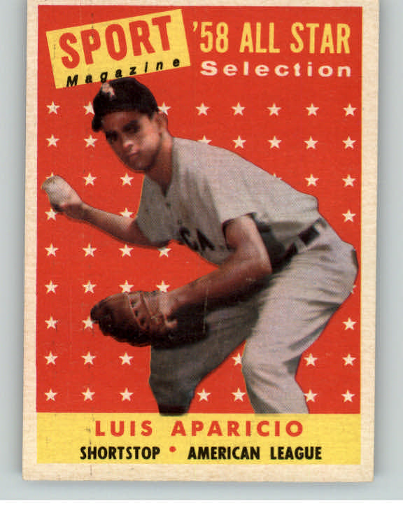 1958 Topps Baseball #483 Luis Aparicio A.S. White Sox NR-MT