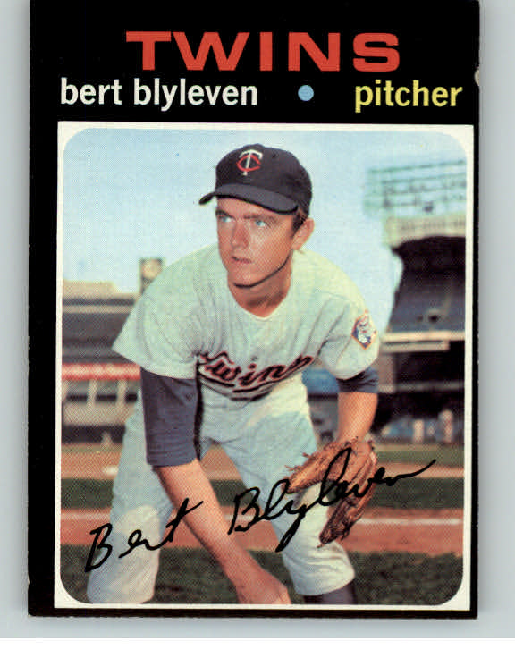 1971 Topps Baseball #026 Bert Blyleven Twins EX