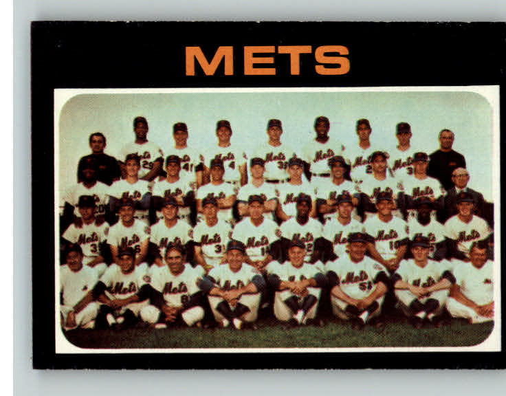 1971 Topps Baseball #641 New York Mets Team NR-MT