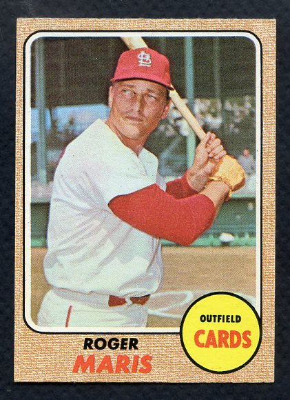 1968 Topps Baseball #330 Roger Maris Cardinals NR-MT 402268