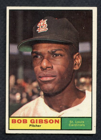 1961 Topps Baseball #211 Bob Gibson Cardinals NR-MT 402284