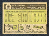 1961 Topps Baseball #211 Bob Gibson Cardinals NR-MT 402284