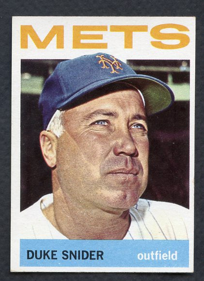 1964 Topps Baseball #155 Duke Snider Mets NR-MT 402308