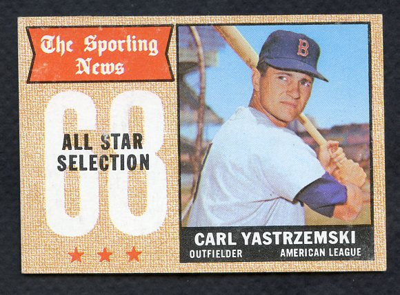 1968 Topps Baseball #369 Carl Yastrzemski A.S. Red Sox EX-MT/NR-MT 402344