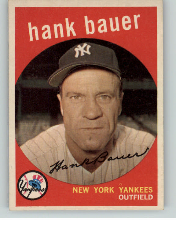 1959 Topps Baseball #240 Hank Bauer Yankees EX-MT/NR-MT 402383