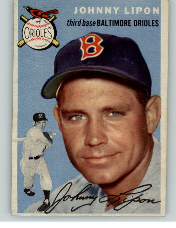 1954 Topps Baseball #019 Johnny Lipon White Sox NR-MT 402415