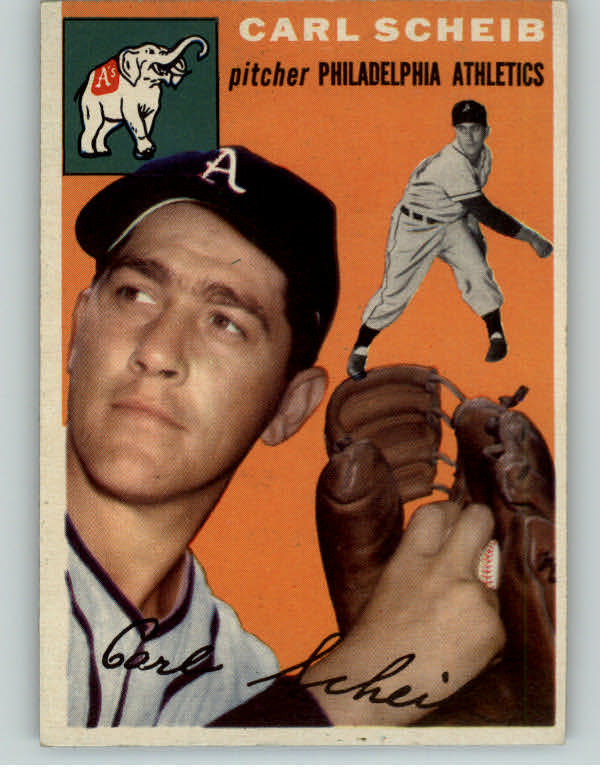 1954 Topps Baseball #118 Carl Scheib A's NR-MT 402426