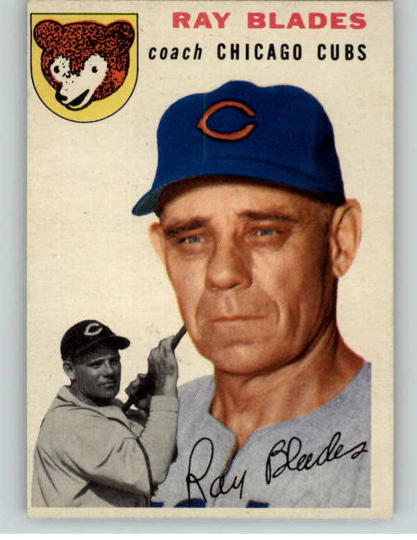 1954 Topps Baseball #243 Ray Blades Cubs NR-MT 402436
