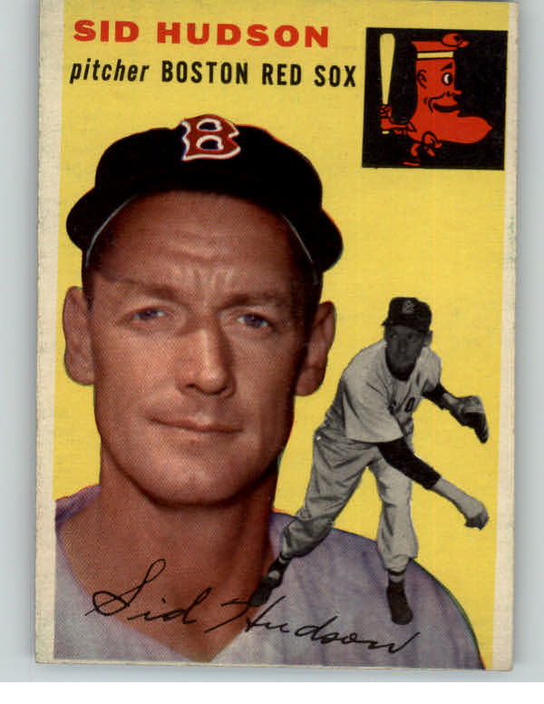 1954 Topps Baseball #093 Sid Hudson Red Sox EX-MT 402443