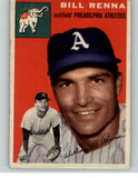 1954 Topps Baseball #112 Bill Renna A's EX-MT 402446