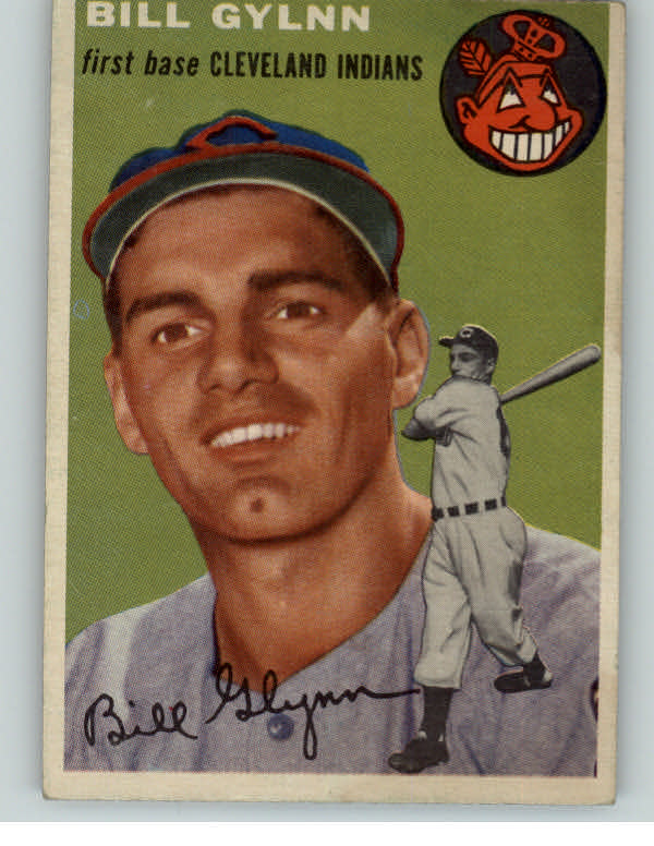 1954 Topps Baseball #178 Bill Glynn Indians EX-MT 402454