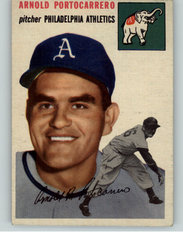 1954 Topps Baseball #214 Arnold Portocarrero A's EX-MT 402460