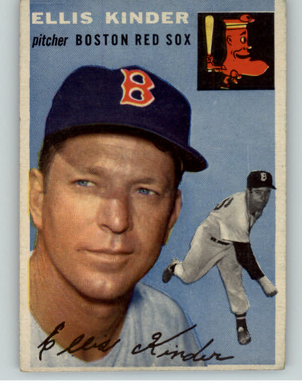 1954 Topps Baseball #047 Ellis Kinder Red Sox EX 402474