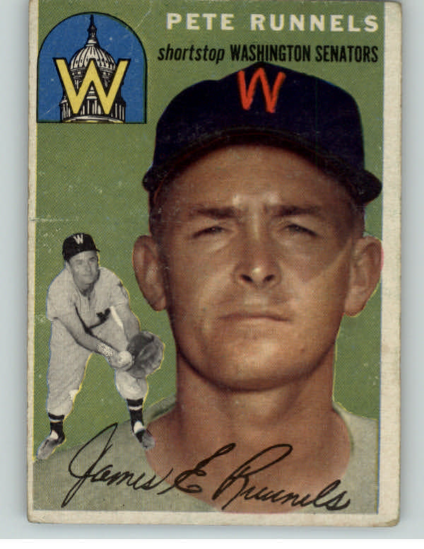 1954 Topps Baseball #006 Pete Runnels Senators VG-EX 402499
