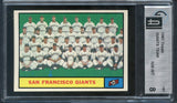 1961 Topps Baseball #167 San Francisco Giants Team GAI 8 NM/MT 402669