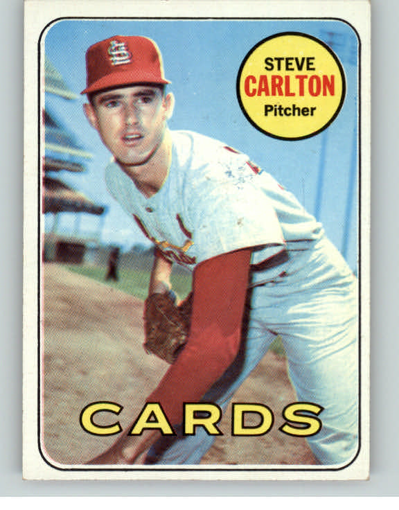 1969 Topps Baseball #255 Steve Carlton Cardinals EX+/EX-MT 403116