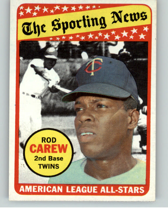 1969 Topps Baseball #419 Rod Carew A.S. Twins EX-MT/NR-MT centered 403188