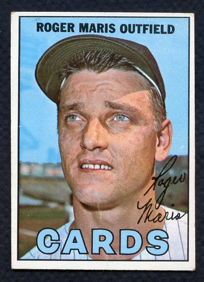 1967 Topps Baseball #045 Roger Maris Cardinals EX 403203
