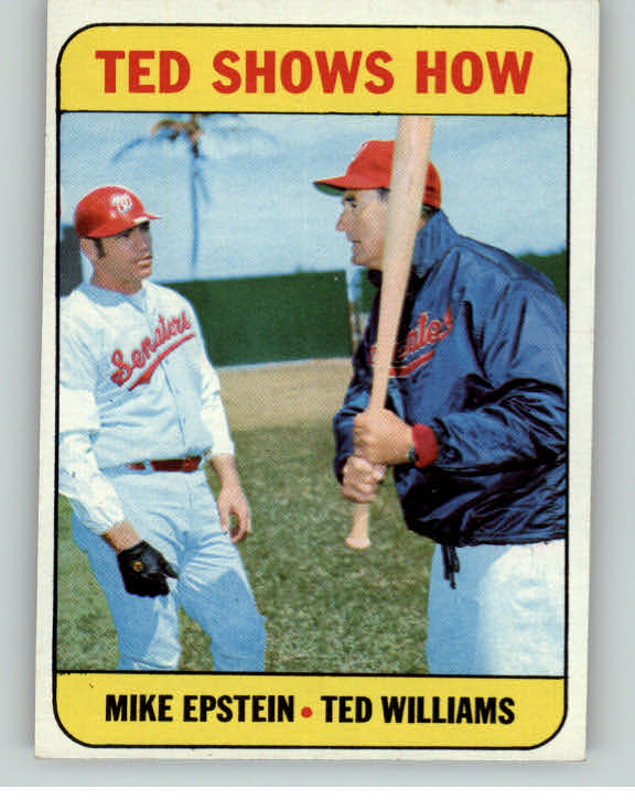 1969 Topps Baseball #539 Ted Williams Mike Epstein NR-MT 403451