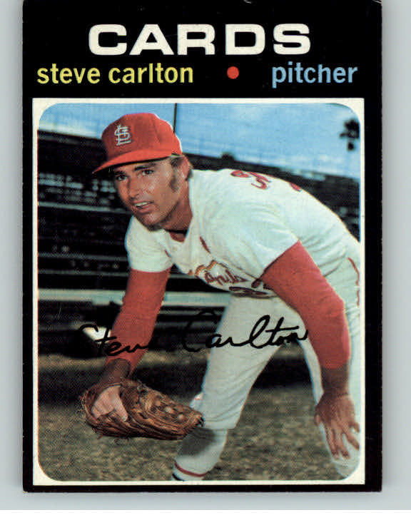1971 Topps Baseball #055 Steve Carlton Cardinals VG-EX 403466