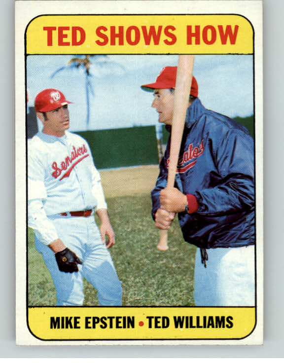 1969 Topps Baseball #539 Ted Williams Mike Epstein NR-MT 403488