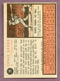 1962 Topps Baseball #025 Ernie Banks Cubs EX-MT oc 403535