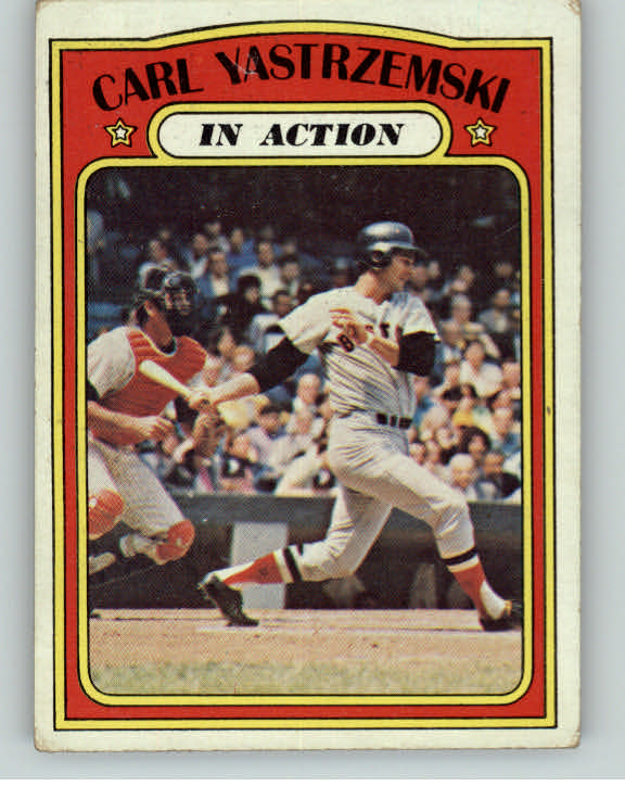 1972 Topps Baseball #038 Carl Yastrzemski IA Red Sox VG 404169