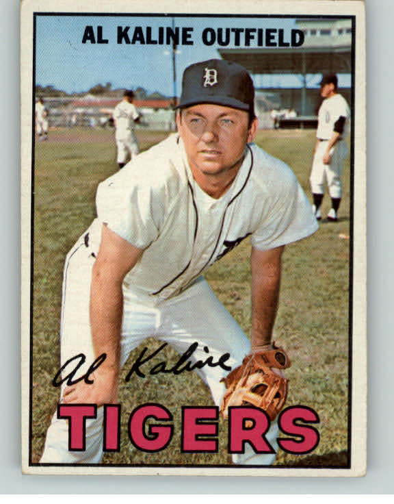 1967 Topps Baseball #030 Al Kaline Tigers EX 404172