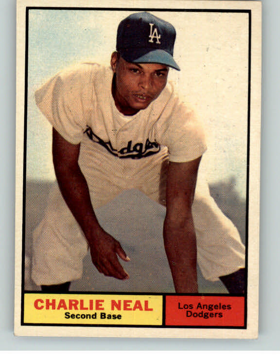 1961 Topps Baseball #423 Charlie Neal Dodgers NR-MT 404212