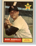 1961 Topps Baseball #529 Bob Roselli White Sox NR-MT 404232