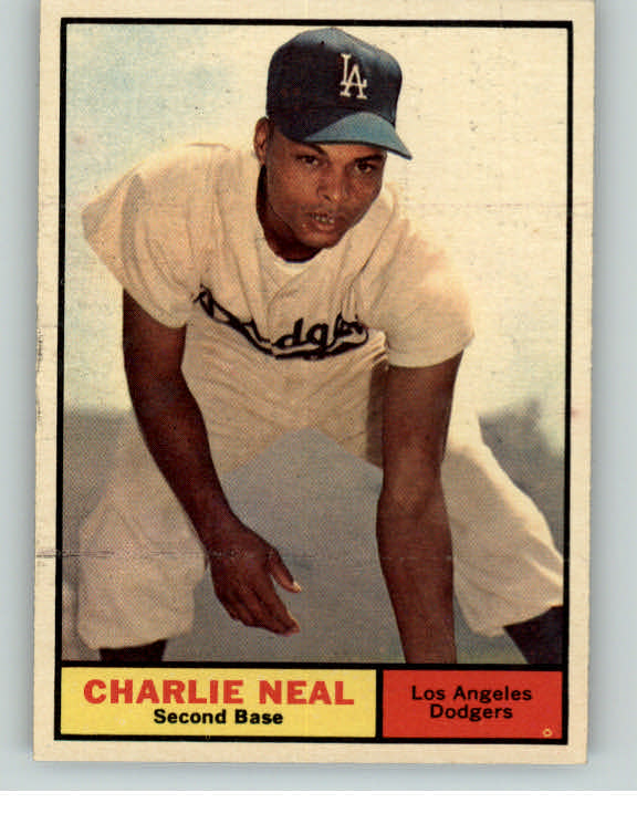 1961 Topps Baseball #423 Charlie Neal Dodgers NR-MT 404276