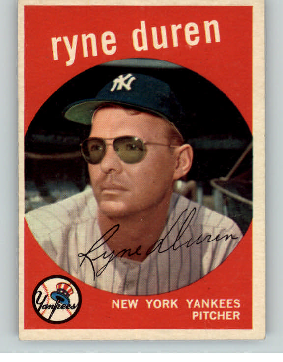 1959 Topps Baseball #485 Ryne Duren Yankees EX-MT 404308