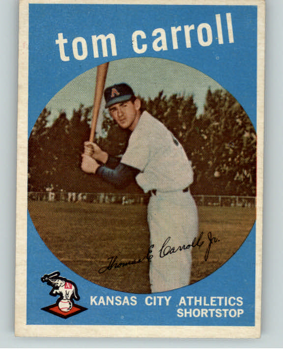 1959 Topps Baseball #513 Tommy Carroll A's EX-MT 404328