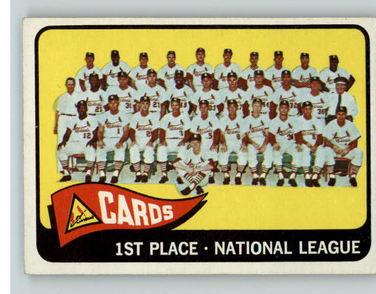 1965 Topps Baseball #057 St. Louis Cardinals Team EX-MT 404401