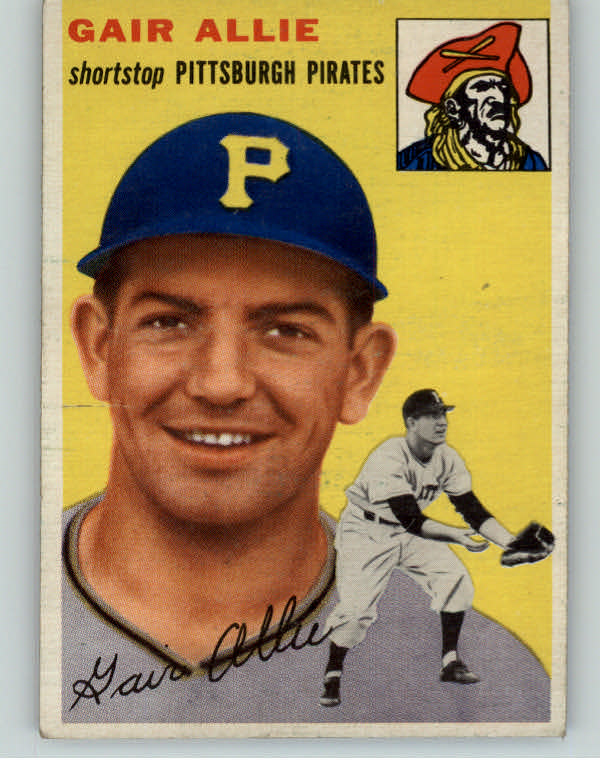 1954 Topps Baseball #179 Gair Allie Pirates EX 404416