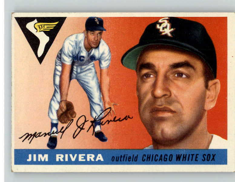 1955 Topps Baseball #058 Jim Rivera White Sox EX-MT 404420