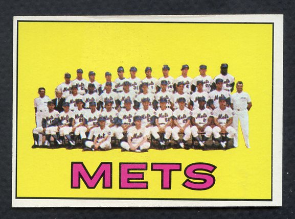 1967 Topps Baseball #042 New York Mets Team EX-MT 404534