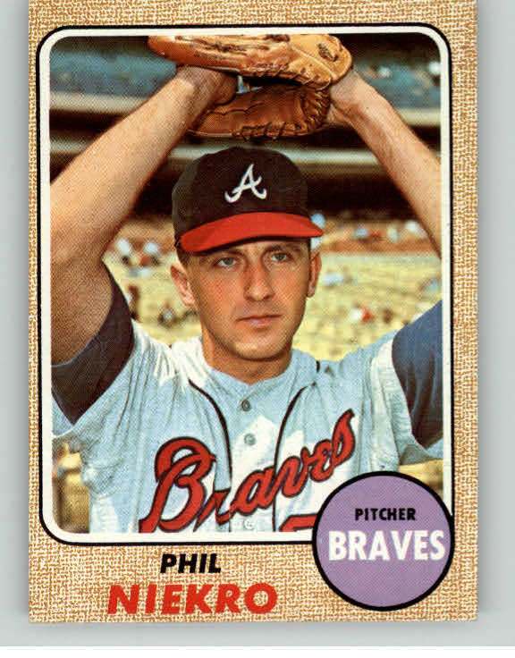 1968 Topps Baseball #257 Phil Niekro Braves NR-MT 404656