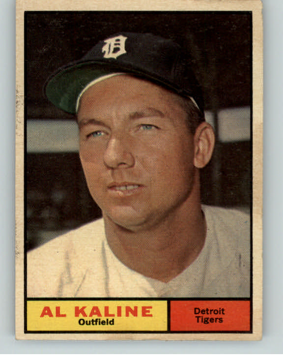 1961 Topps Baseball #429 Al Kaline Tigers EX 404674