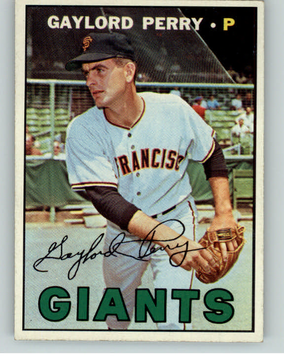 1967 Topps Baseball #320 Gaylord Perry Giants EX+/EX-MT 404684