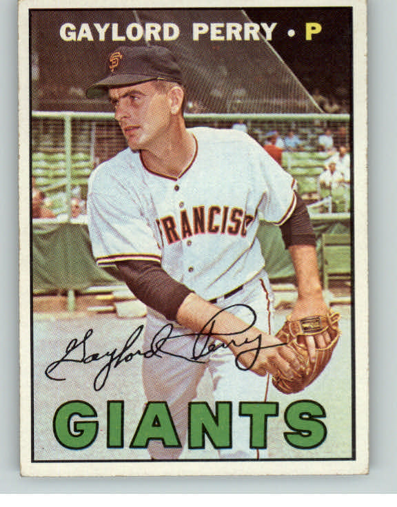 1967 Topps Baseball #320 Gaylord Perry Giants EX+/EX-MT 404689